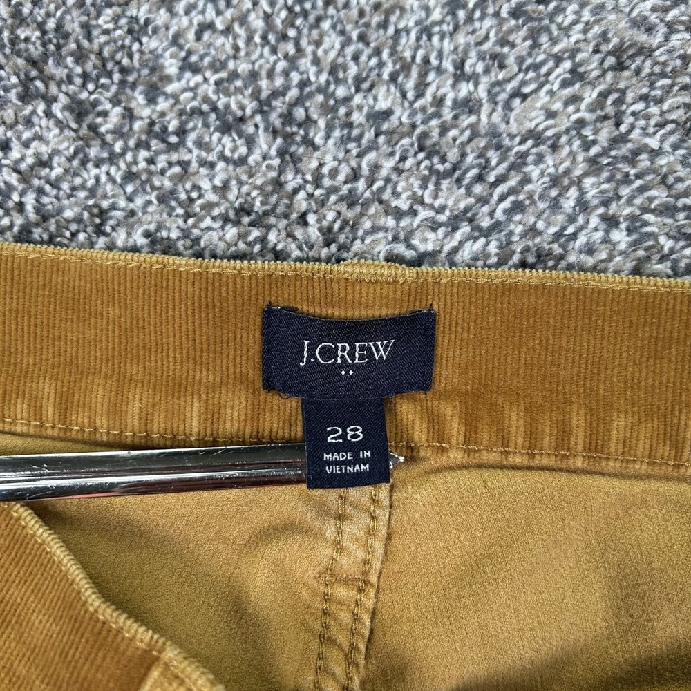 J.Crew Reimagined Light Brown Corduroy Slim Fit Pants‎ Womens 28 Casual Workwear - Picture 4 of 13